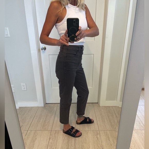 Express Super High Rise Slim Pants - Picture 4 of 15